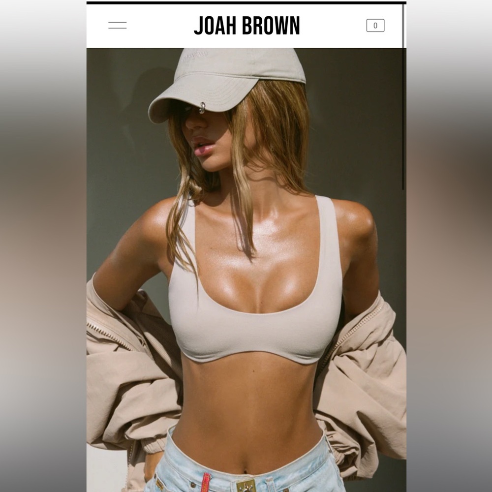 JOAH BROWN CONTOUR BRA